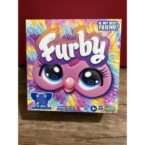Furby Plush Interactive Toy Tie Dye - Brand New In Box Sealed. See Description